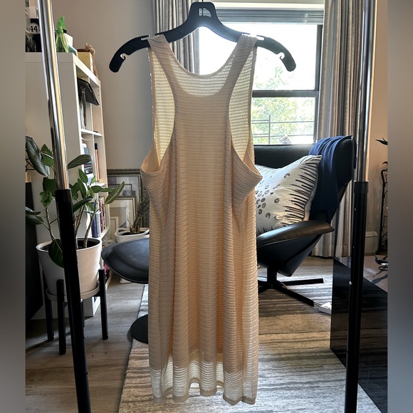 Lovers + Friends Blush Pink Textured Bodycon Racerback Mini Dress - Picture 2 of 3